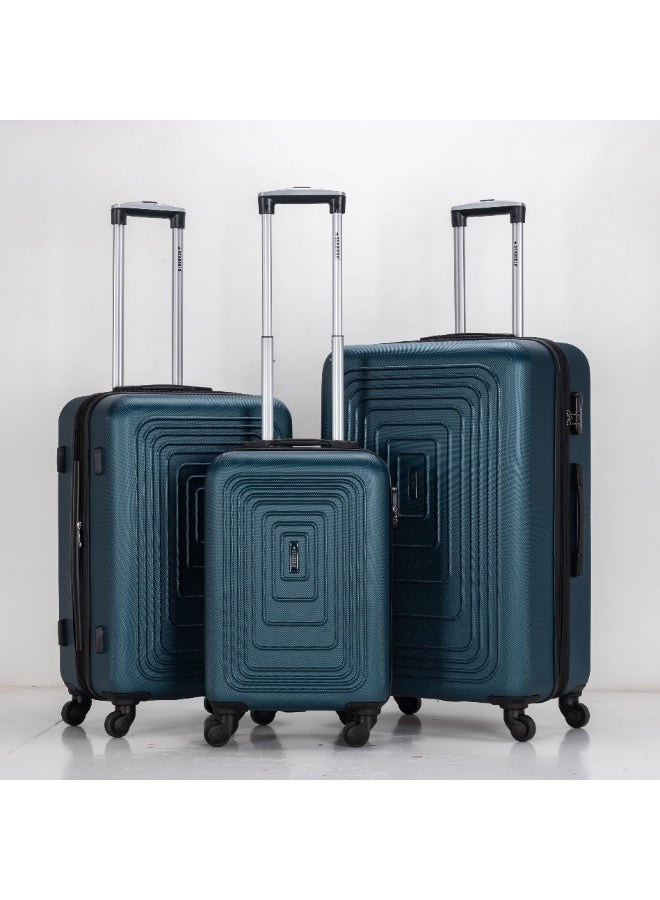 ستارجولد مجموعة حقائب سفر من 3 قطع من حقيبة سفر صلبة من مادة ABS - Image 1